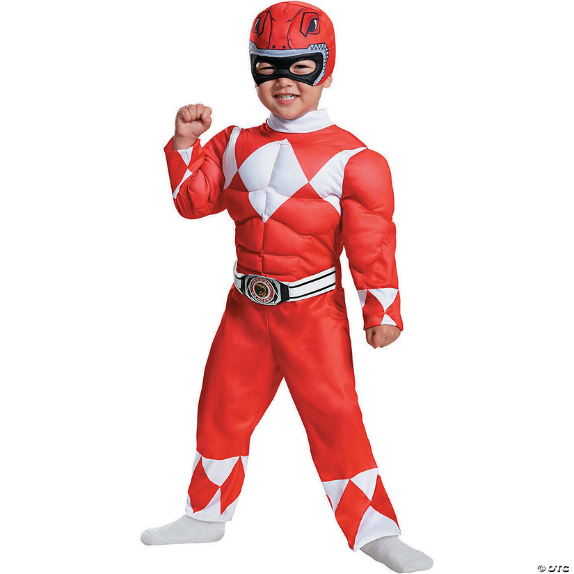 Baby/Toddler Boy’s Muscle Chest Power Rangers™ Red Ranger Costume ...
