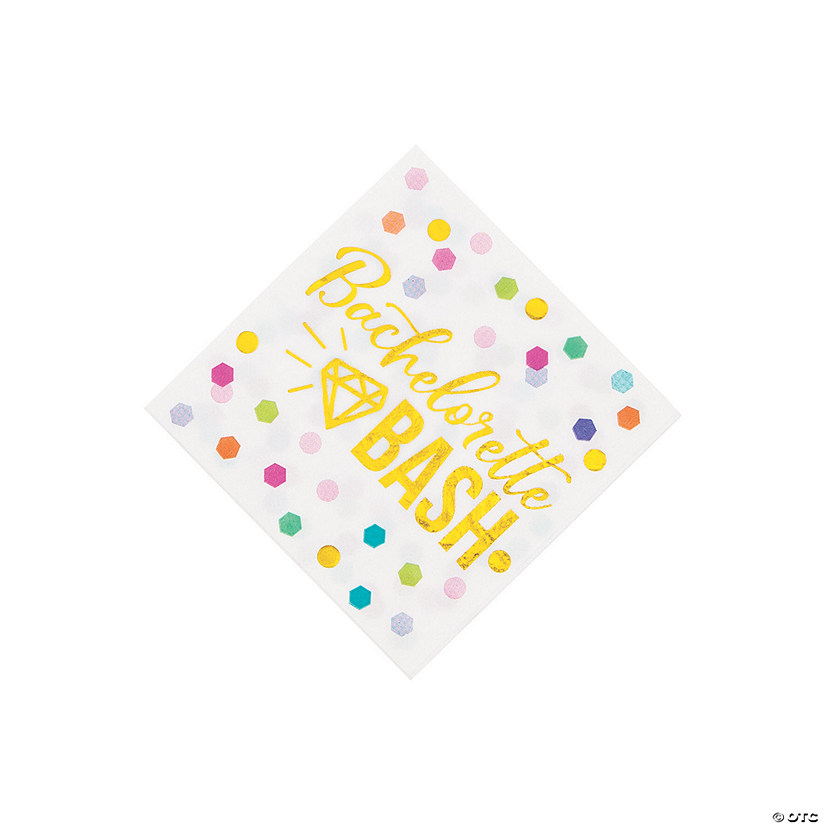 Bachelorette Bash Beverage Napkins Image