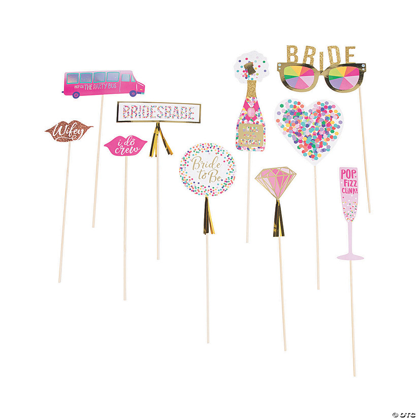 Bachelorette Bash Photo Stick Props - 10 Pc. Image