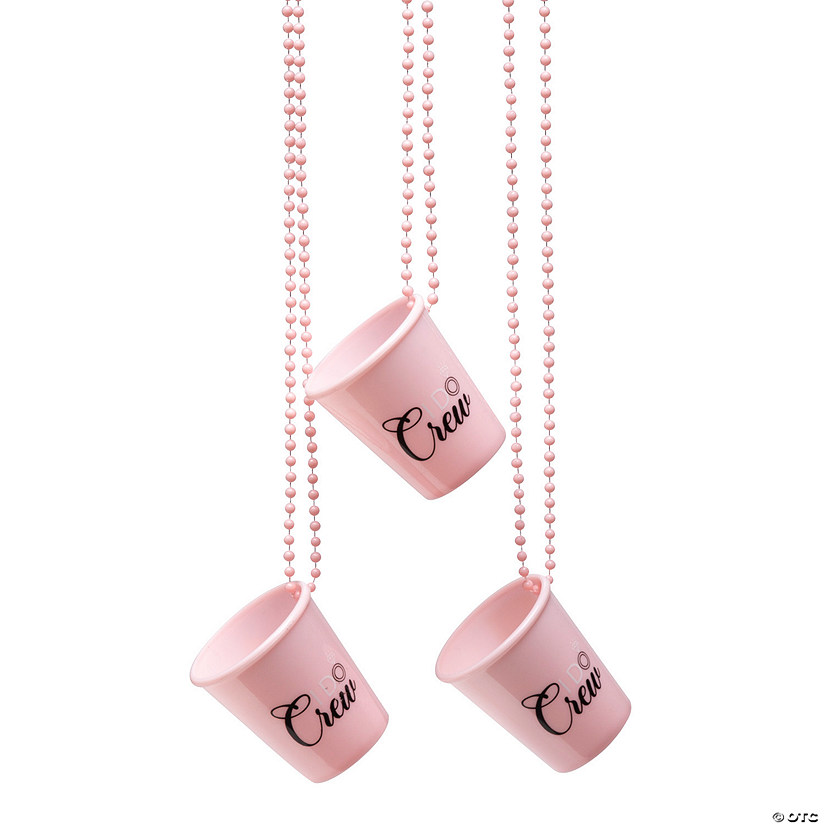 Bachelorette Party Bead Necklaces with Plastic Shot Glasses Image