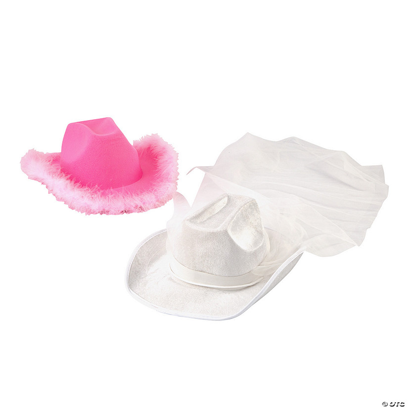 Bachelorette Party Cowgirl Hat Kit - 13 Pc. Image