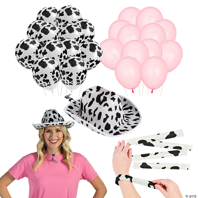 Bachelorette Party Pink & Cowgirl Accessory Kit - 72 Pc. Image