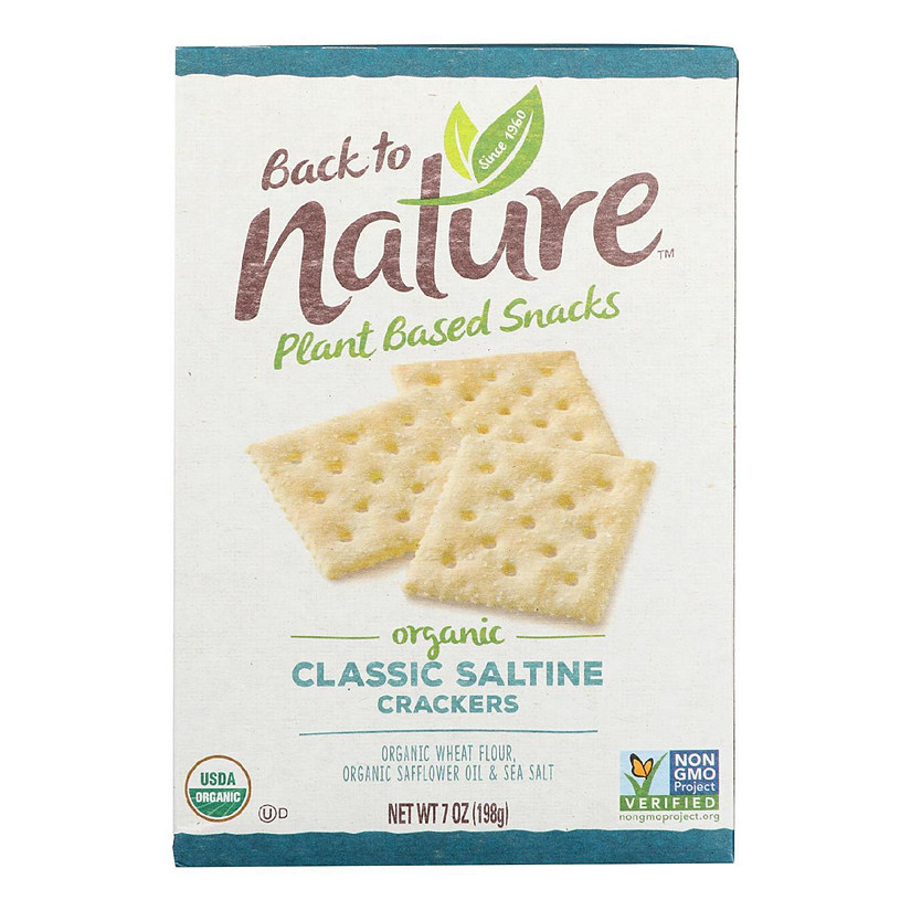 Back To Nature Crackers - Organic - Classic Saltine - 7 oz - case of 6 Image