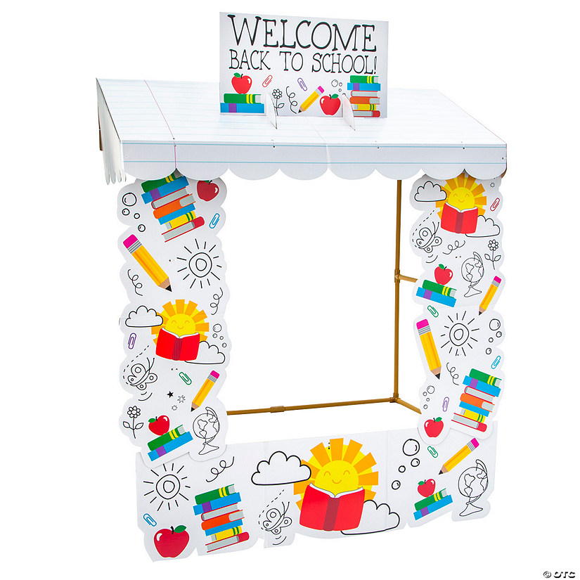 Back to School Tabletop Hut with Frame - 6 Pc. Image