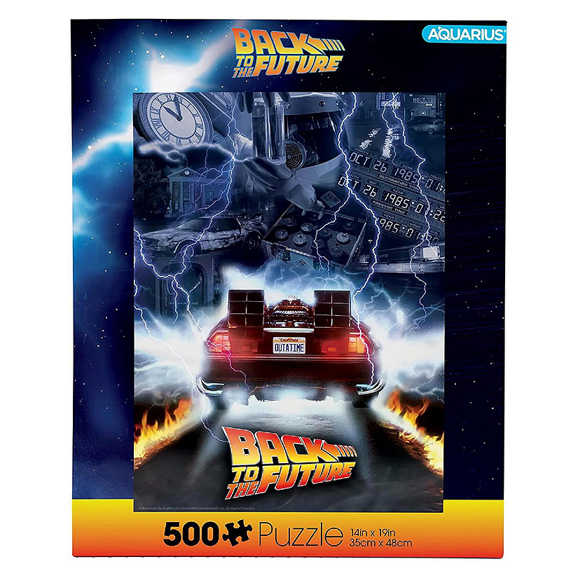 Back To The Future Out A Time 500 Piece Jigsaw Puzzle Image