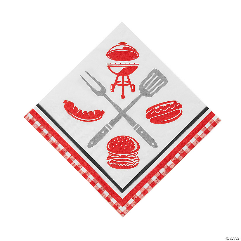 Backyard BBQ Luncheon Napkins 16 Pc. Oriental Trading