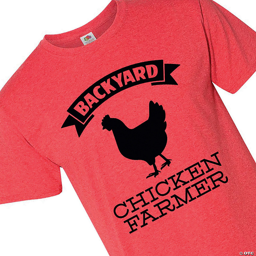Backyard Chicken Farmer Adult&#8217;s T-Shirt Image