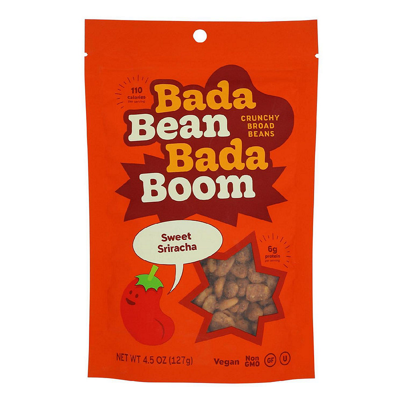Bada Bean Bada Boom - Crunchy Beans Sweet Sriracha - Case of 6-4.5 OZ Image