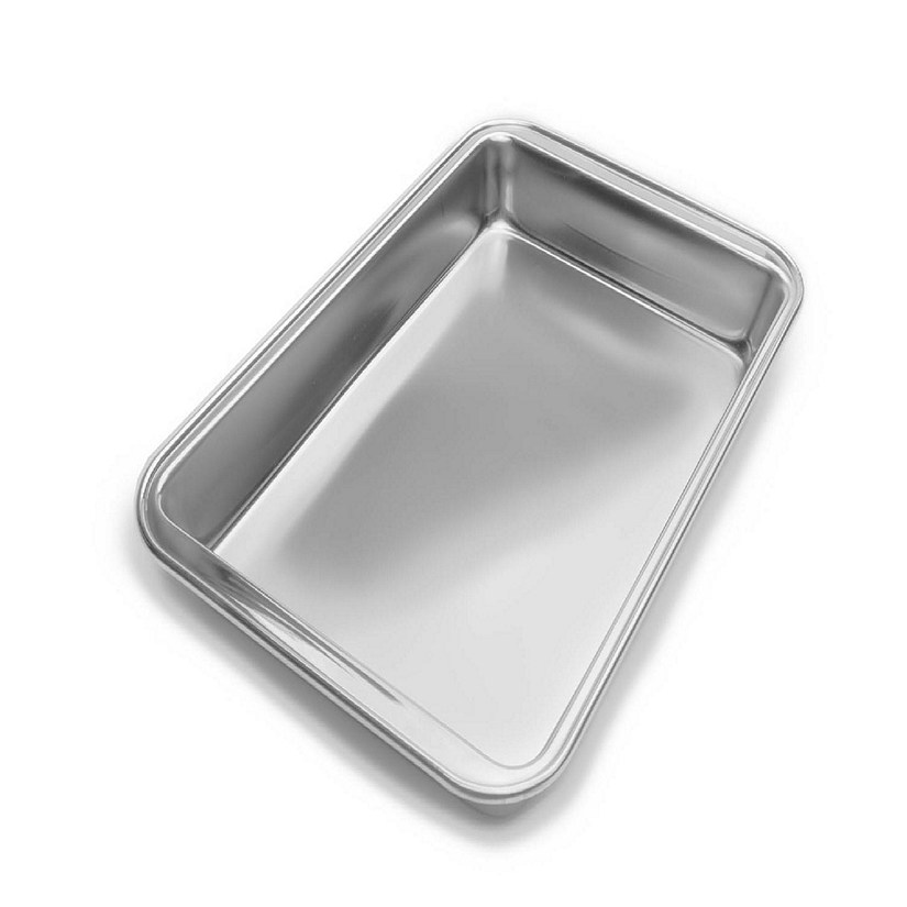 Square Cake Baking Mold Silver 7 X 7 Inch