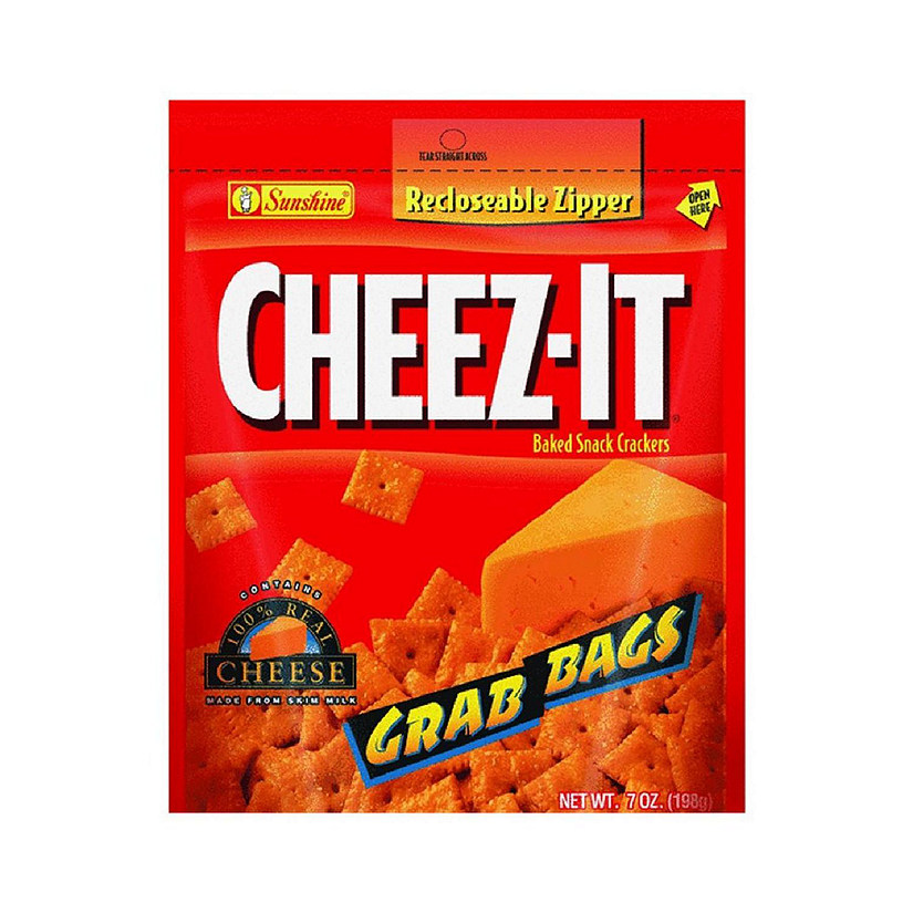 Baked Snack Cheese Crackers, 7 oz (Case of 6) Image