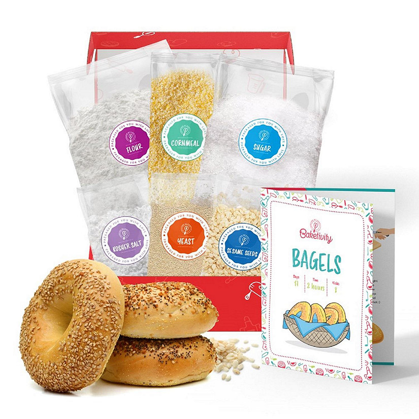 Baketivity Kids Bagels Baking Set Image