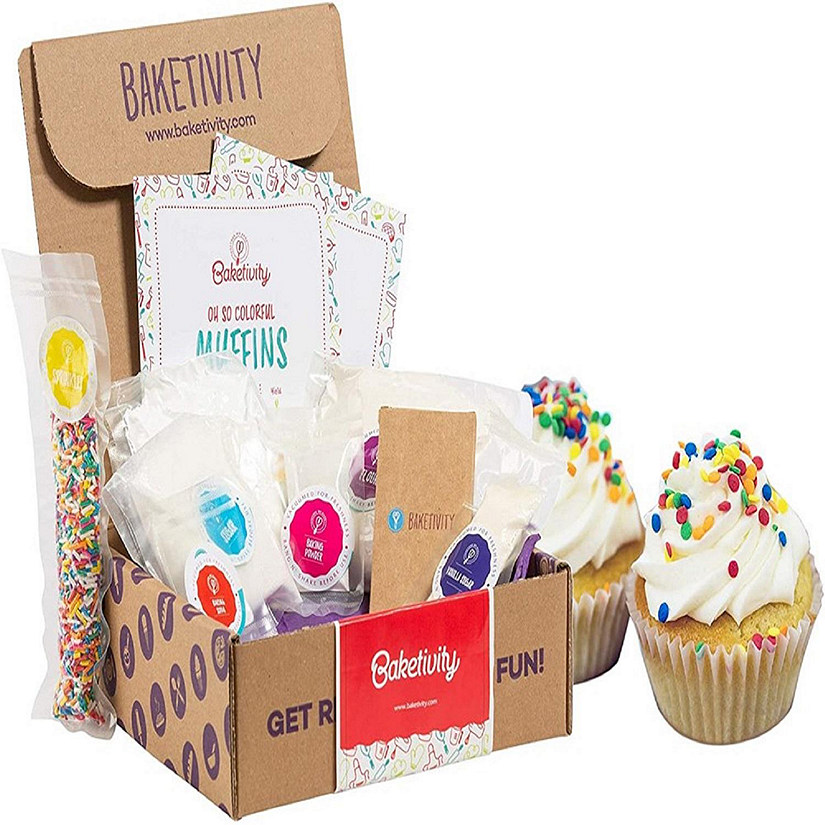 Baketivity Kids Muffins Diy Baking Kit Image