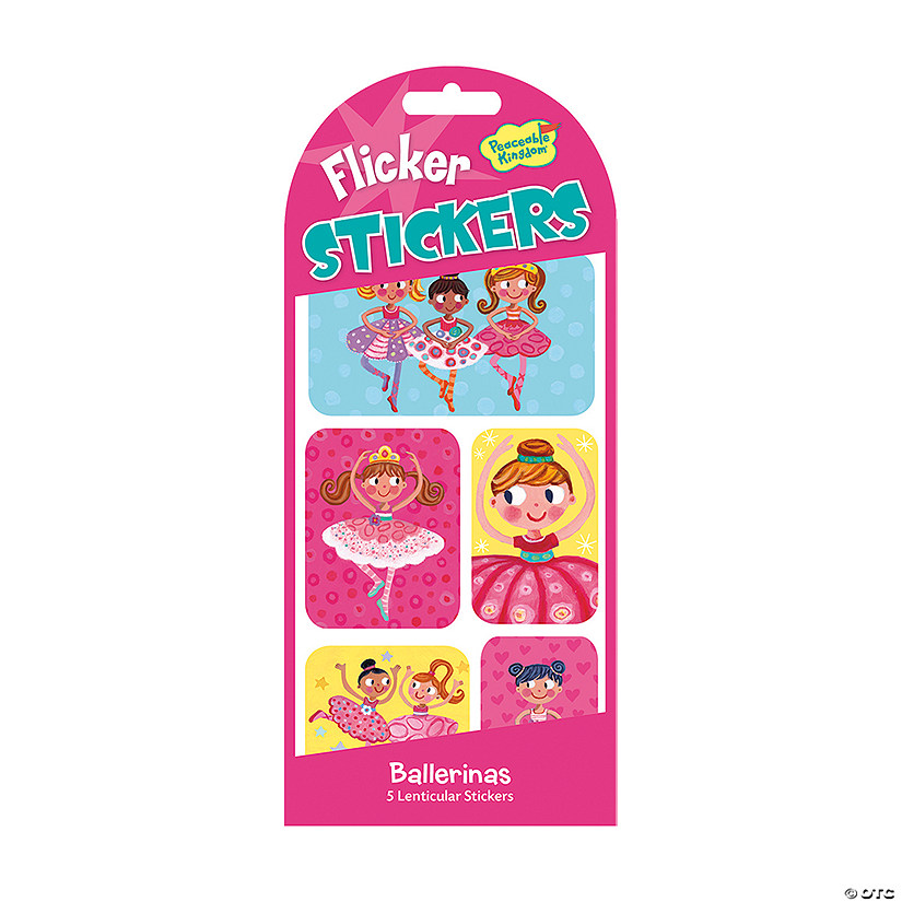 Ballerinas Flicker Stickers: Pack of 12 Image