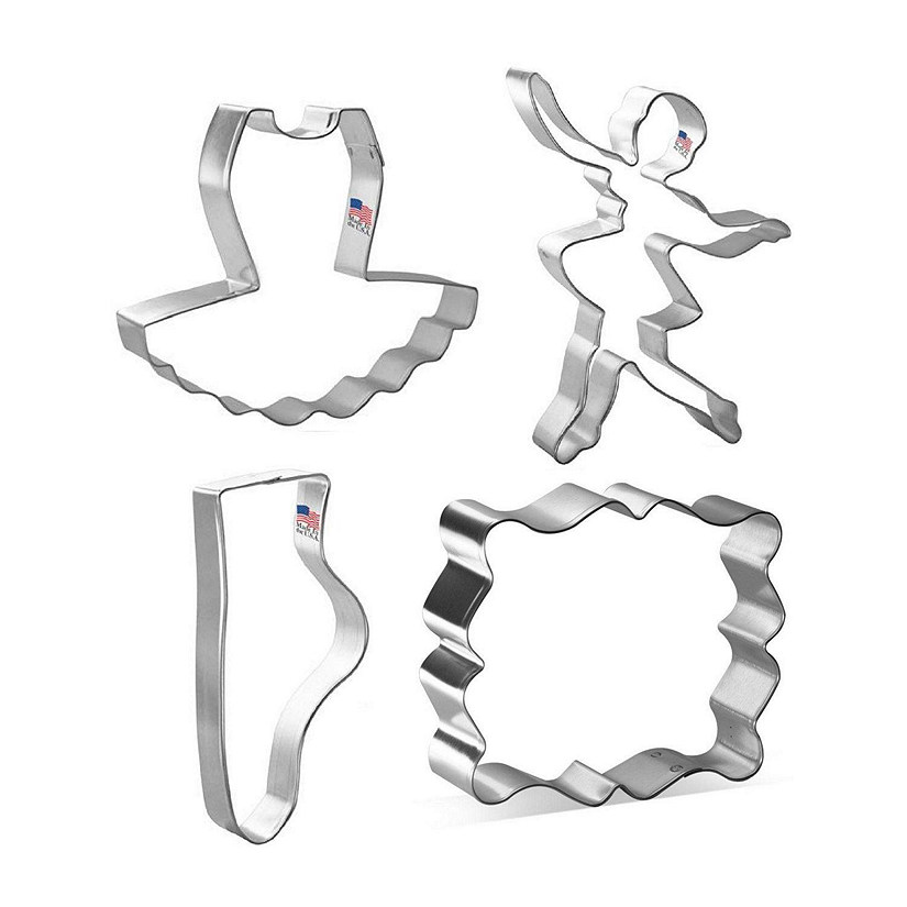 Ballet 4 Piece Cookie Cutter Set Image