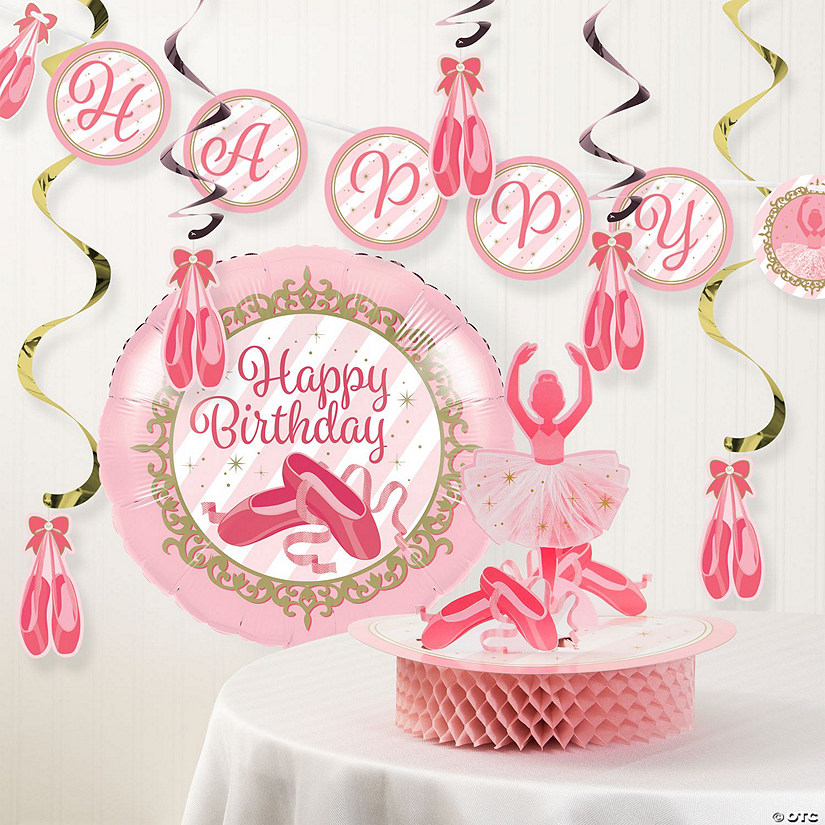 Ballet Birthday Party Decorations Kit Image