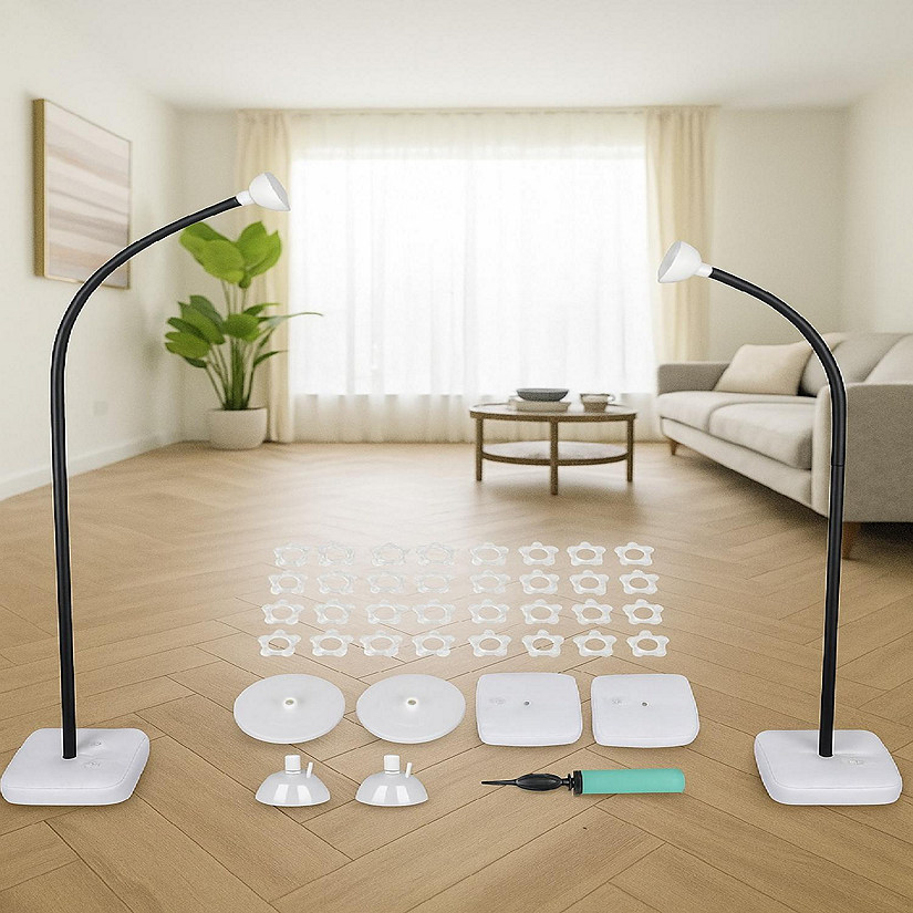 Balloon Arch Stand Kit with Base, Free Bending Adjustable Frame for Wedding, Birthday &amp; Party Decor Image