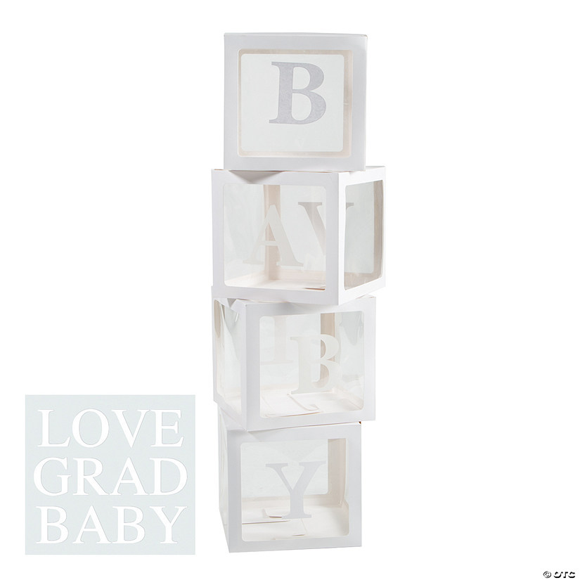 Balloon Block Boxes - 4 Pc. Image