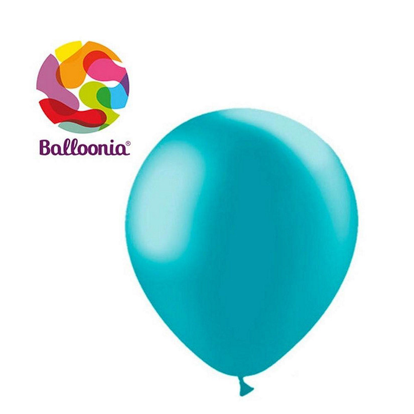 Balloonia - 10" - Turquoise - Metallic Balloons Image