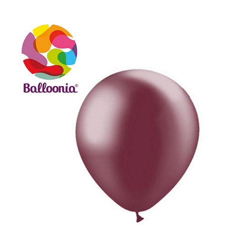 Balloonia - 5" - Burgundy - Metallic Balloons Image