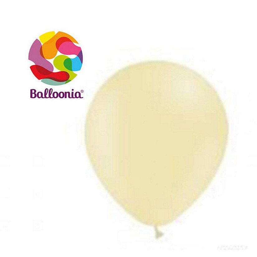 Balloonia - 5" - Matte Yellow Balloons Image