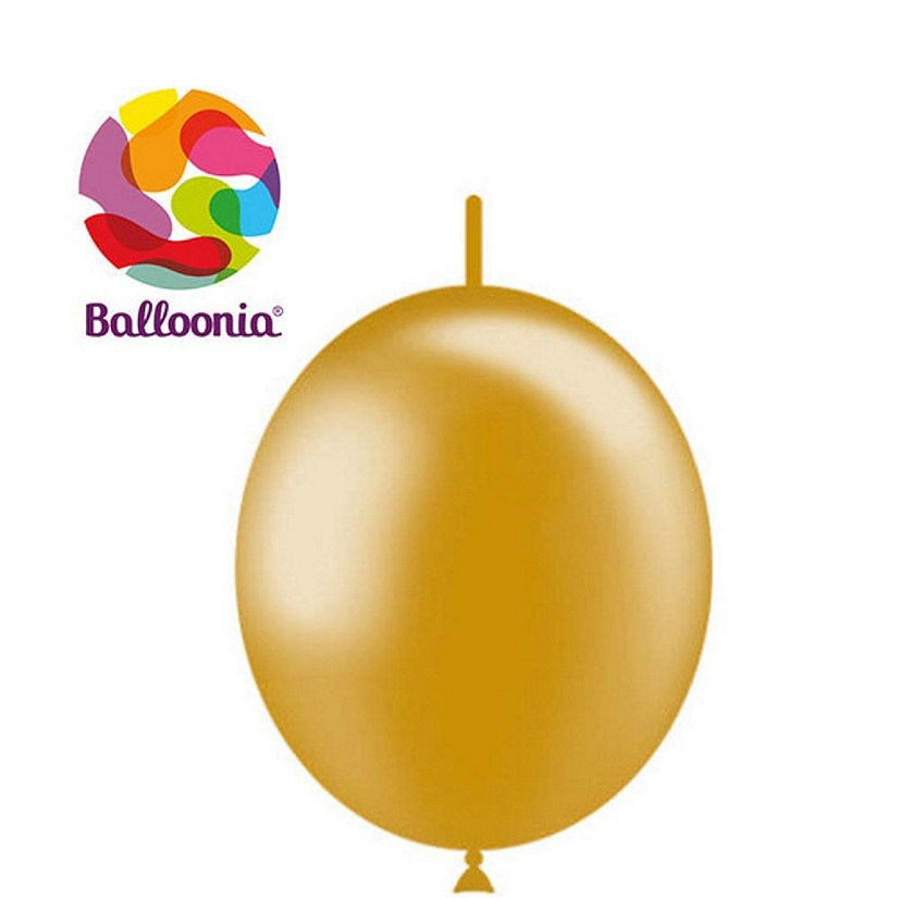 Balloonia - 6" - Metallic Gold Balloons Image