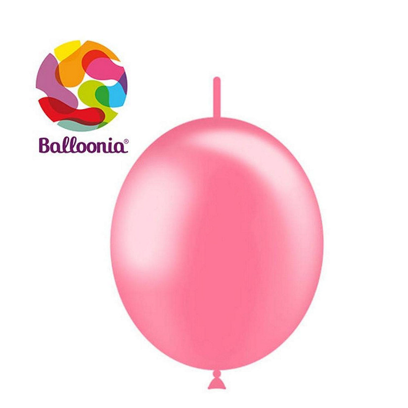 Balloonia - 6" - Metallic Pink Balloons Image