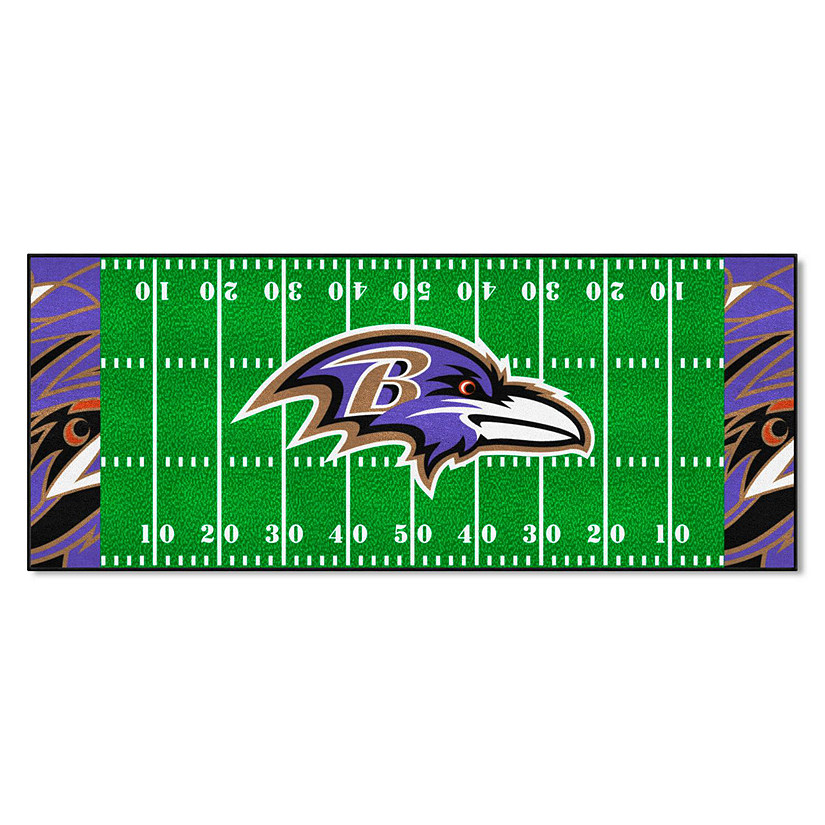 NFL - Baltimore Ravens XFIT Football Field Runner 30x72