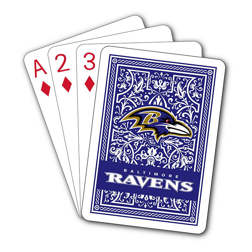 Baltimore Ravens NFL Team Playing Cards Image