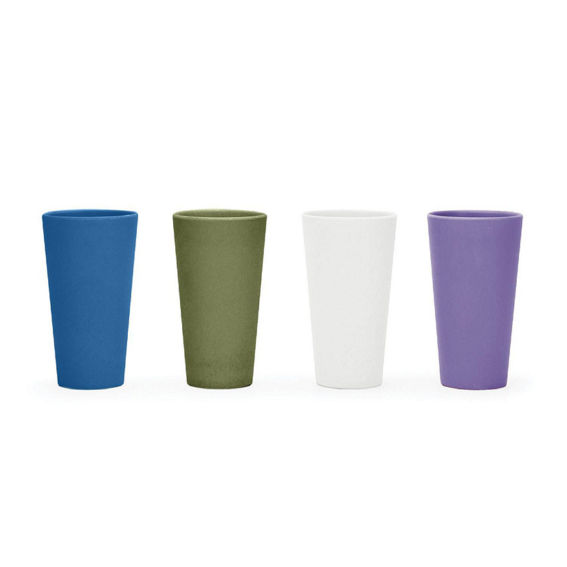 Bamboo Cups S/4 B-G-P-W Image