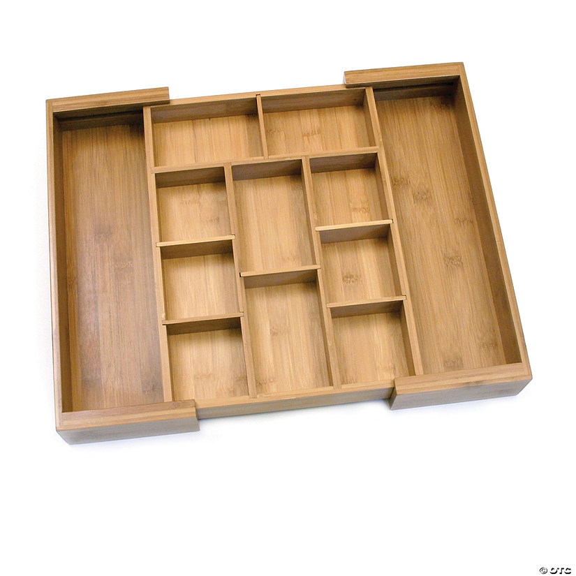 Bamboo Expandable Organizer with Removable Dividers Image