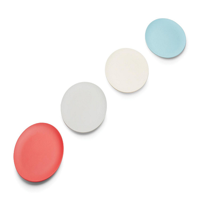 Bamboo Plates S4 Rd,Wht,Gry,Bl Image