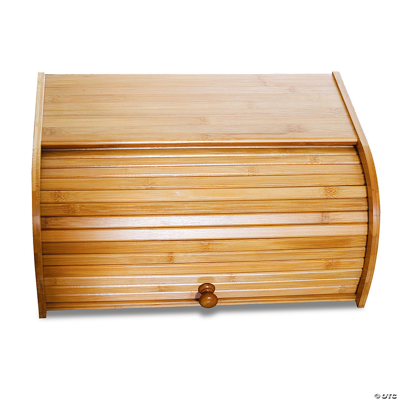 Bamboo Rolltop Bread Box Image