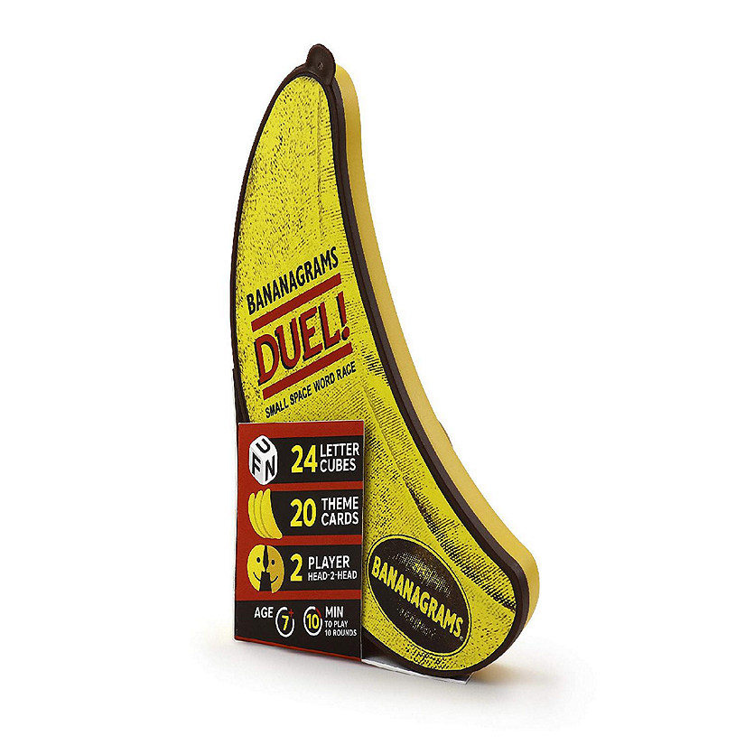 Bananagrams Duel: Ultimate 2 Player Travel Game - Small Space Word Race Image