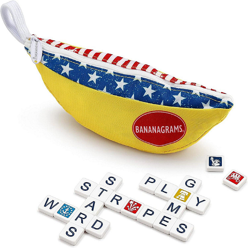 Bananagrams Stars and Stripes Themed Edition Family Board Game Image