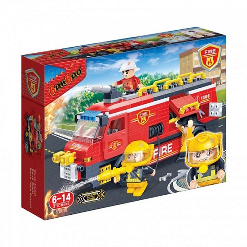 BanBao Interlocking Blocks Fire Engine 7103 (288 Pcs) Image