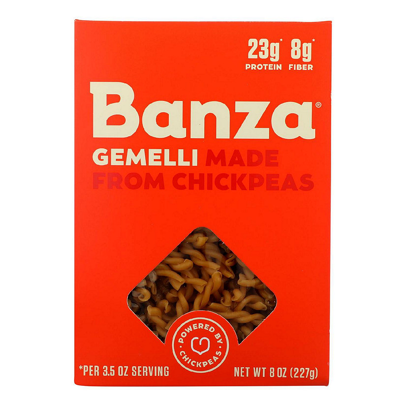 Banza - Pasta Chickpea Gemelli - Case of 6-8 OZ Image