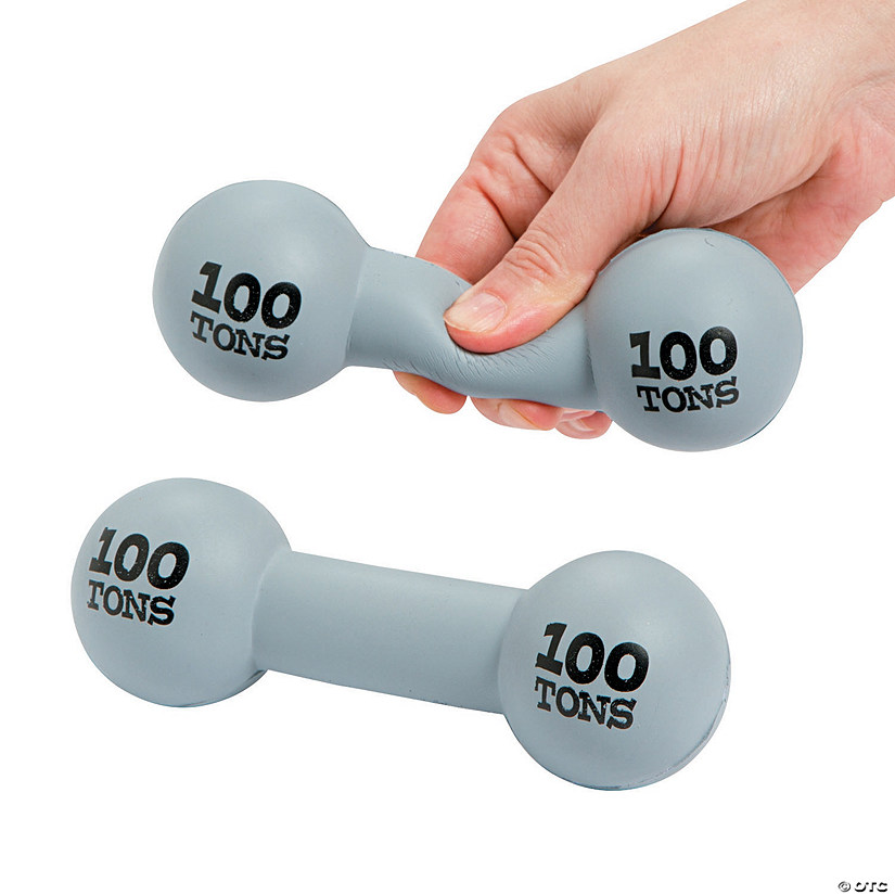 Barbell Stress Toys - 12 Pc. Image
