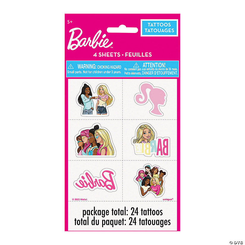 Barbie&#8482; & Friends Temporary Tattoos - 24 Pc. Image