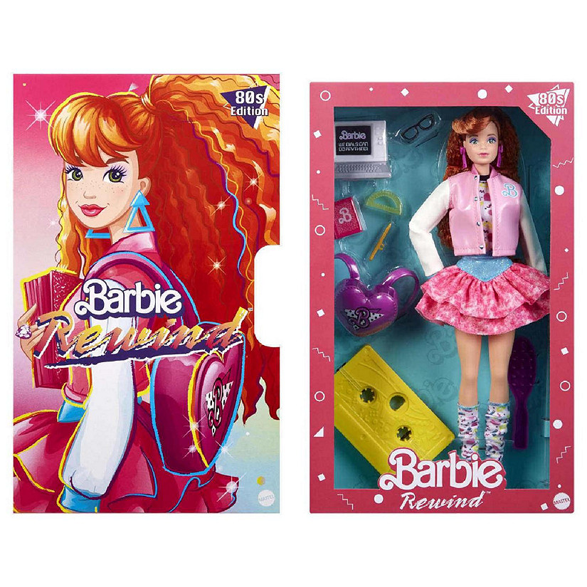 Barbie Rewind 80s Edition Retro Schoolin Around Red Fashion Mattel
