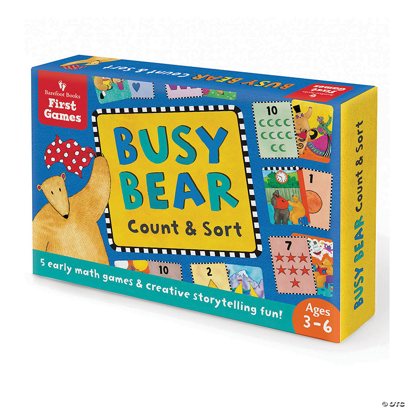 Barefoot Books Busy Bear Count and Sort Game - Qty 2 Image