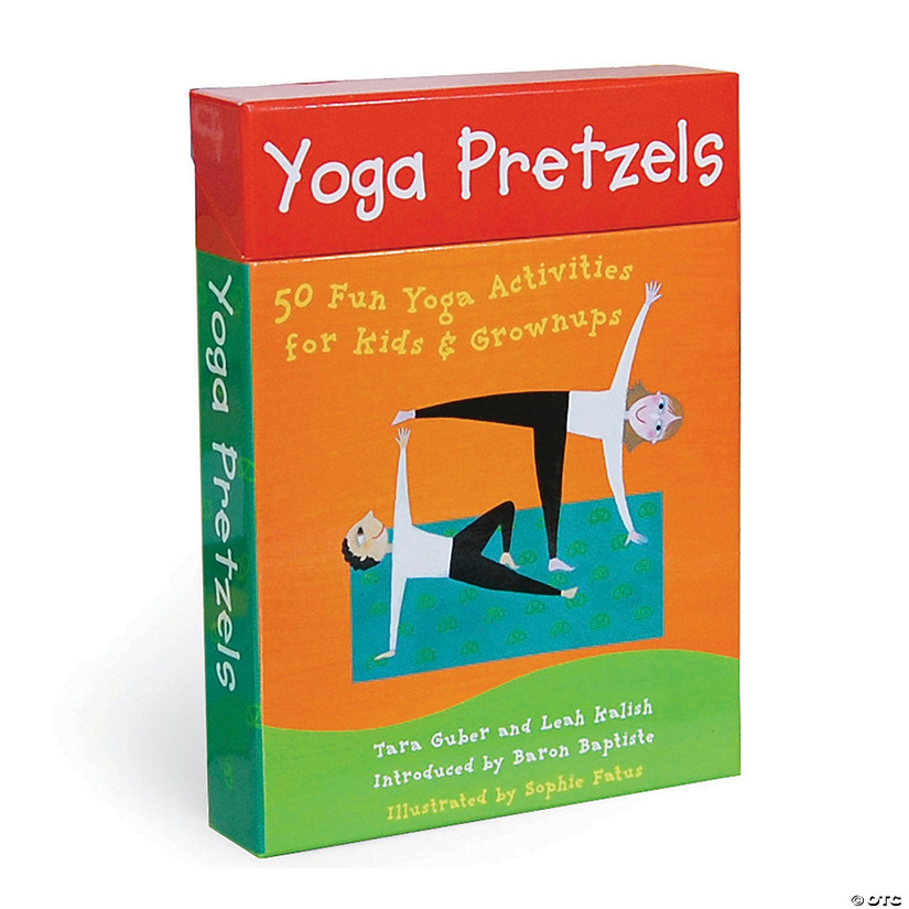 Barefoot Books Yoga Pretzels: 50 Fun Yoga Activities for Kids & Grownups - Qty 2 Image