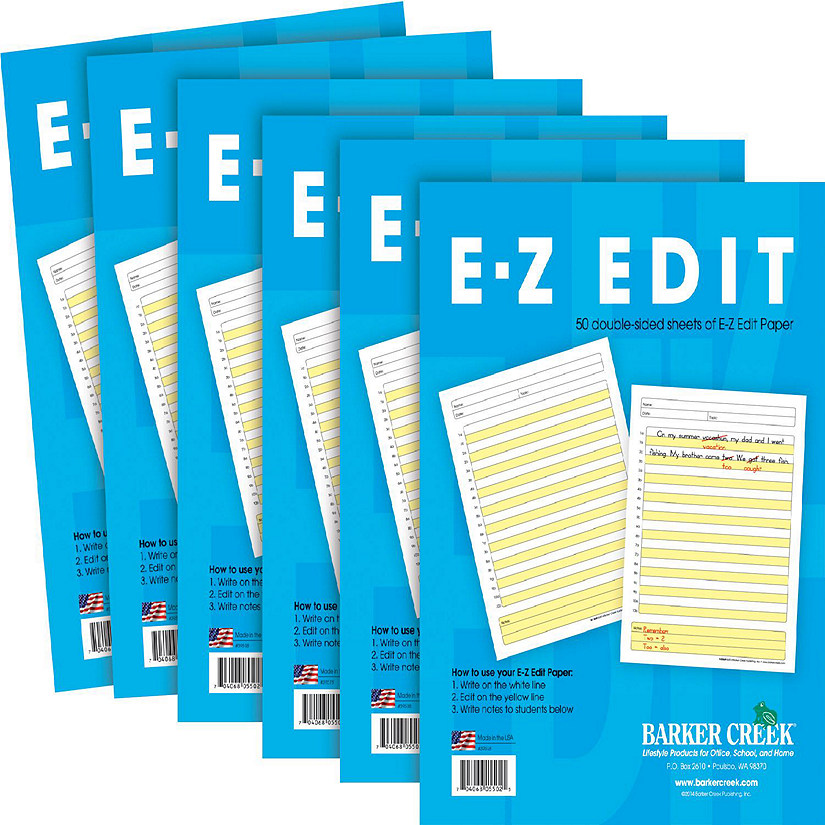 Barker Creek E-Z Edit Computer Paper, 300 sheets/Package Image