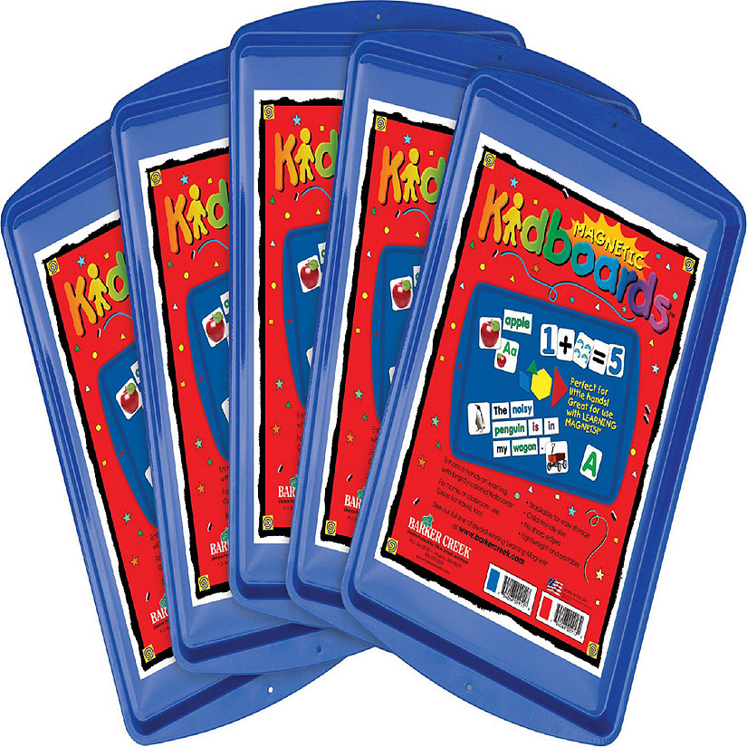 Barker Creek Learning Magnets&amp;#174; Blue Kidboard&amp;#8482; 5-Pk Image