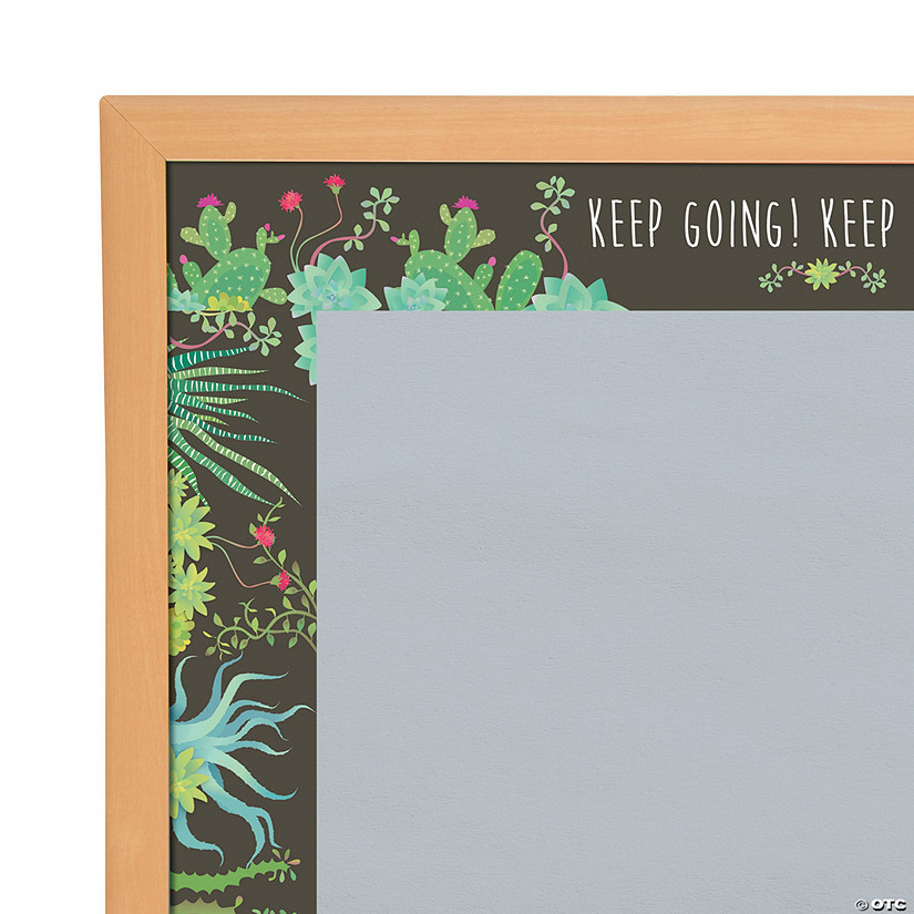 Barker Creek<sup>&#174;</sup> Double-Sided Prickles Cactus Bulletin Board Borders - 12 Pc. Image