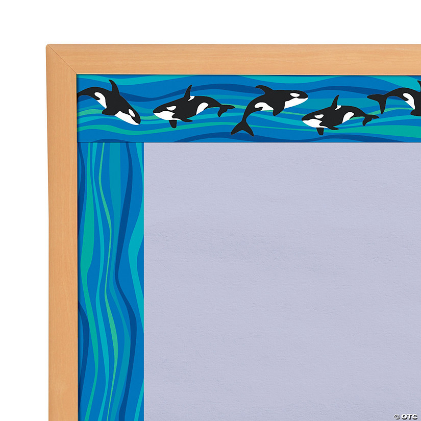 Barker Creek<sup>&#174;</sup> Double-Sided Whale Bulletin Board Borders - 12 Pc. Image