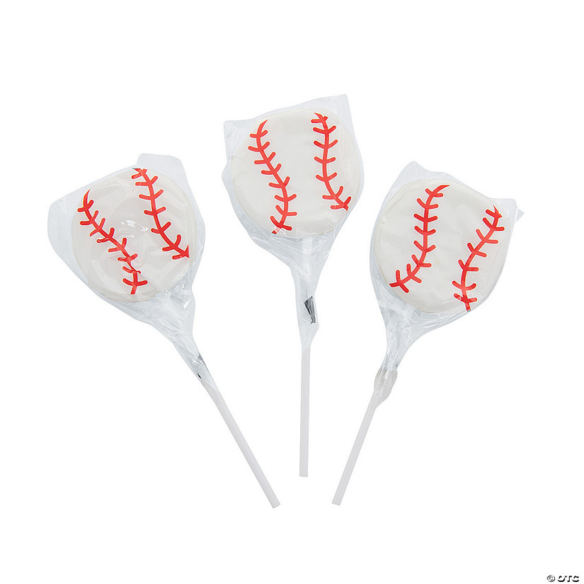 Baseball Lollipops - 12 Pc. Image