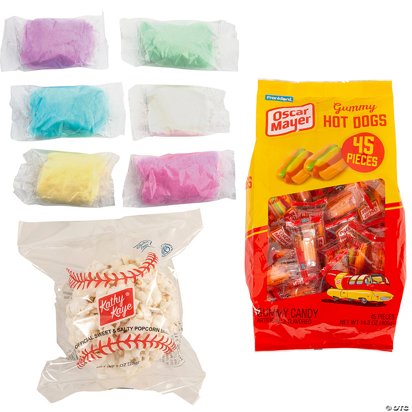 Baseball Party Candy Kit 87 Pc.