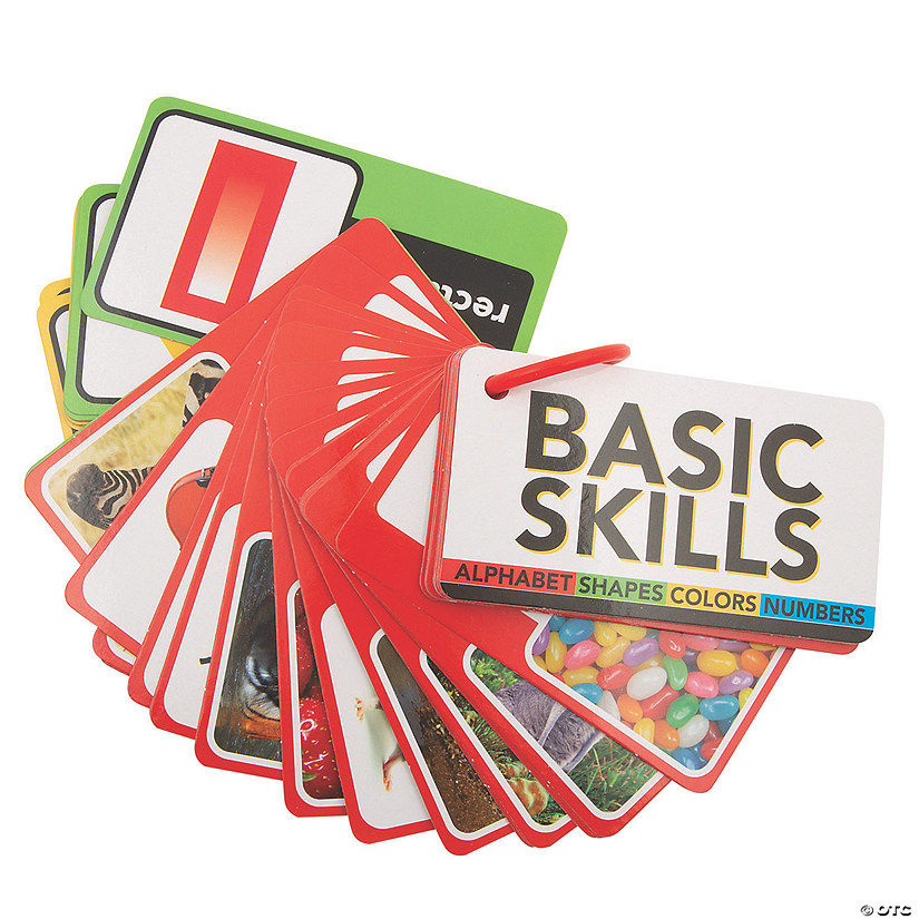 Basic Skills Cards on a Ring - 6 Pc. Image