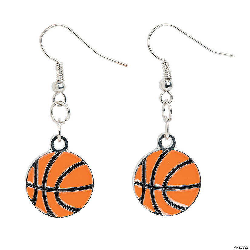 Basketball Earrings Craft Kit - Discontinued
