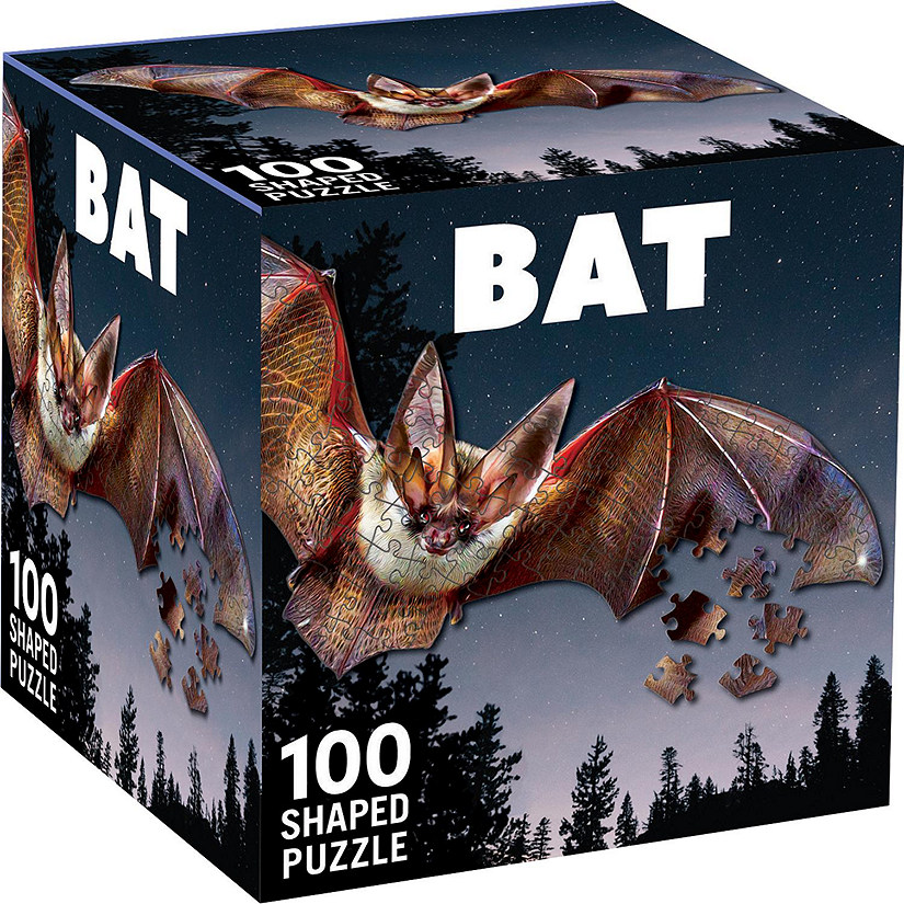 Bat 100 Piece Shaped Jigsaw Puzzle Image